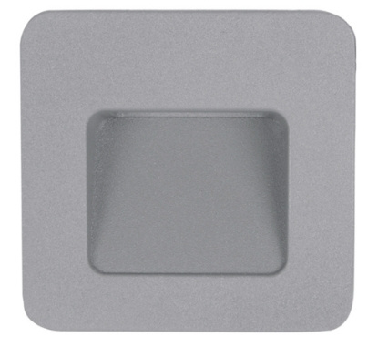 Tecnolite Lámpara LED para Pared Bharani, Exteriores, Luz Cálida, 2W, 50 Lúmenes, Plata, para Casa