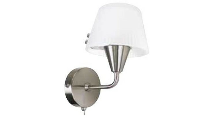 Tecnolite Lámpara de Pared LVC-303/S, Interiores, 40W, Base G9, Gris/Blanco ― no incluye Foco