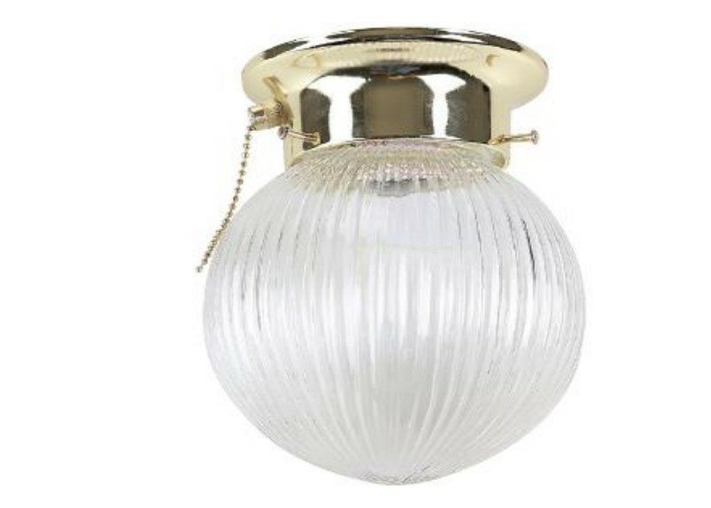 Tecnolite Lámpara para Techo Leno, Interiores, 15W, Base E27, Oro - No Incluye Foco