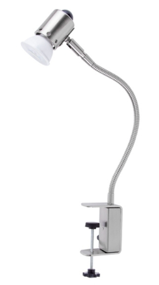 Tecnolite Lámpara LED de Escritorio Bella I, Luz Cálida, 6W, 250 Lúmenes, Plata