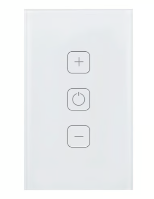 Tecnolite Interruptor de Luz Inteligente Creator M IV, 3 Botones, Z-Wave, Blanco