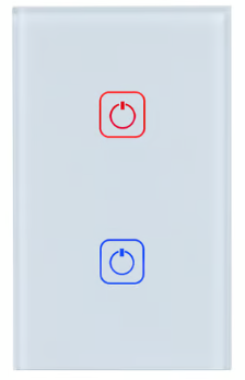 Tecnolite Interruptor de Luz Inteligente TSWIM2MVBTCWSN, 2 Botones, Wi-Fi, Blanco