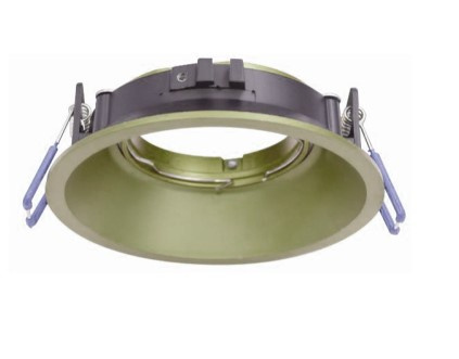 Tecnolite Lámpara para Techo Empotrable Rigel, Interiores, máx. 50W, Base GX5.3 , Dorado, para Casa - No Incluye Foco