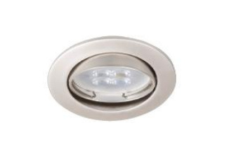 Tecnolite Lámpara Downlight para Techo Empotrable Andora, Interiores, 50W, Base GX5.3, Perlado, para Casa - No Incluye Foco