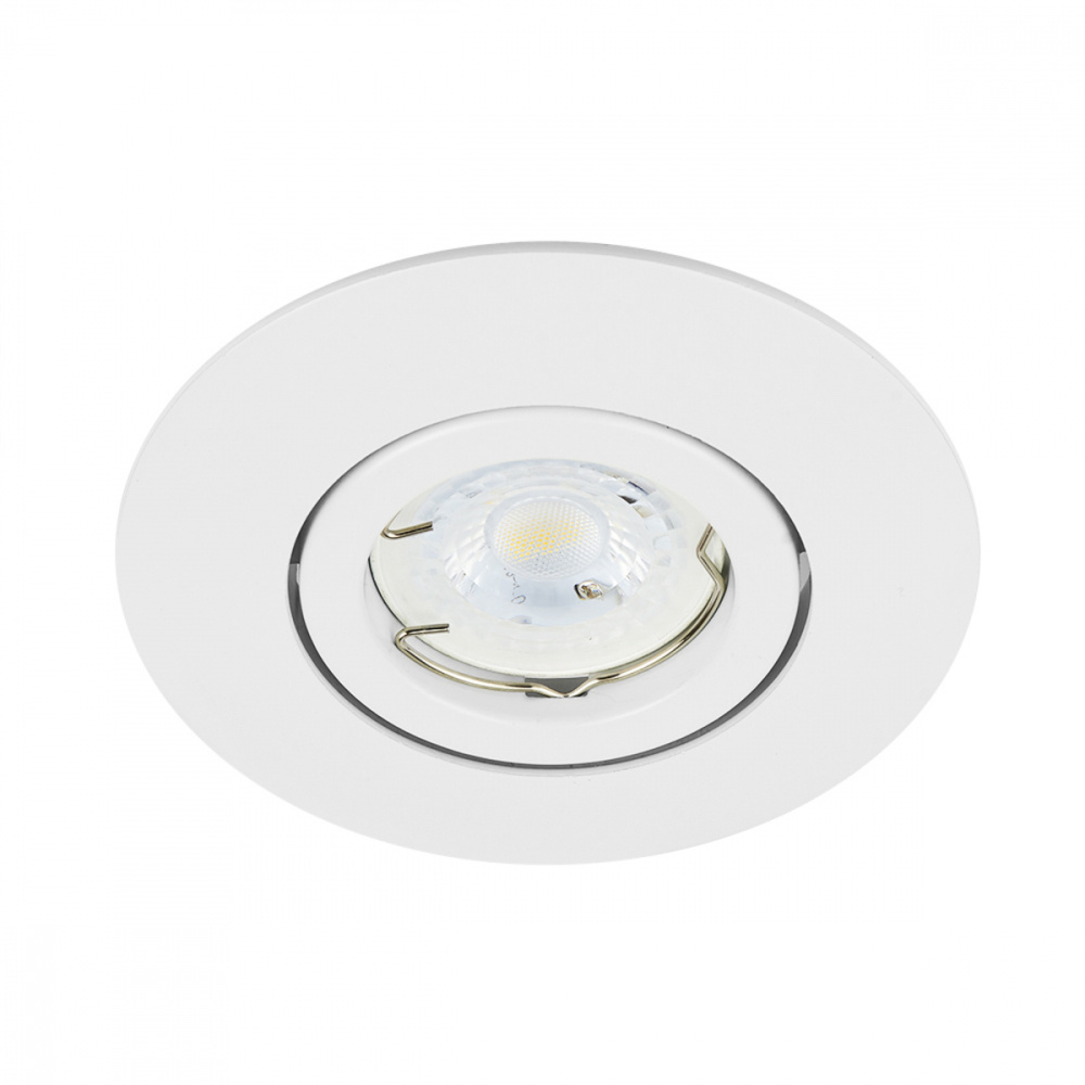 Tecnolite Lámpara para Techo Acerra, Interiores, Base GX5.3, Blanco - No Incluye Foco, Compatible con MR16
