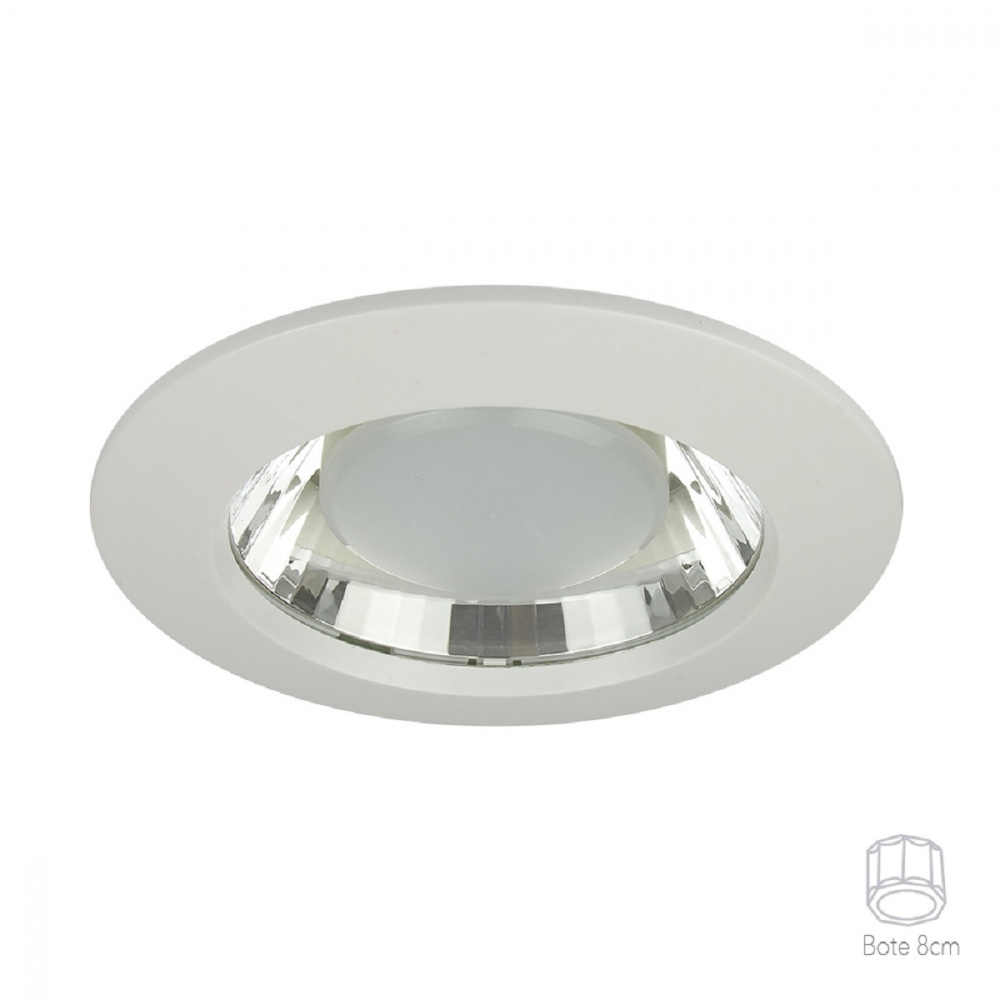 Tecnolite Lámpara LED Empotrable Nadi, Interior, Luz de Día, 9W, 700 Lúmenes, Base E27, para Casa 