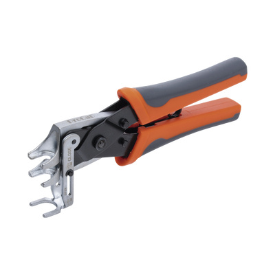 Telecom & Security Pinza Profesional para CaP, Negro/Naranja