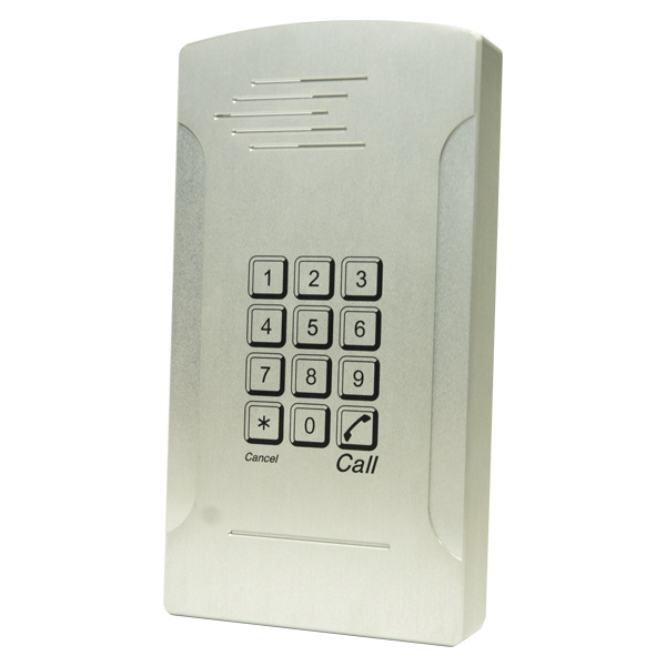 Teleksis Intercomunicador con Teclado TKP1019IP, Alámbrico, Plata