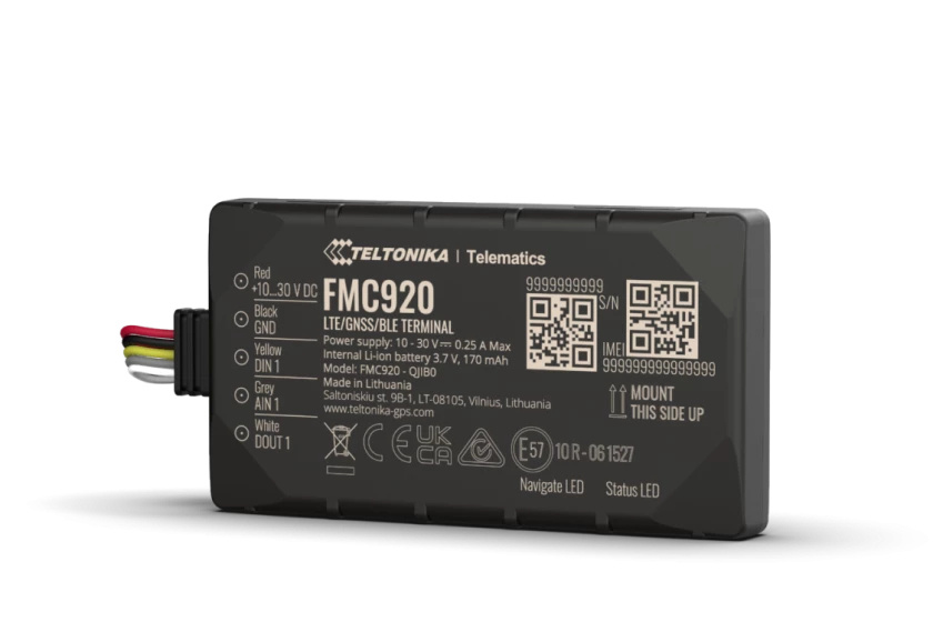 Teltonika Rastreador Vehicular GPS FMC920, 4G, Bluetooth