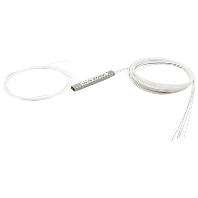 Tempo Cable Divisor Óptico PLC, 1 x 4 sin Conectores, 1.5 Metros, Blanco