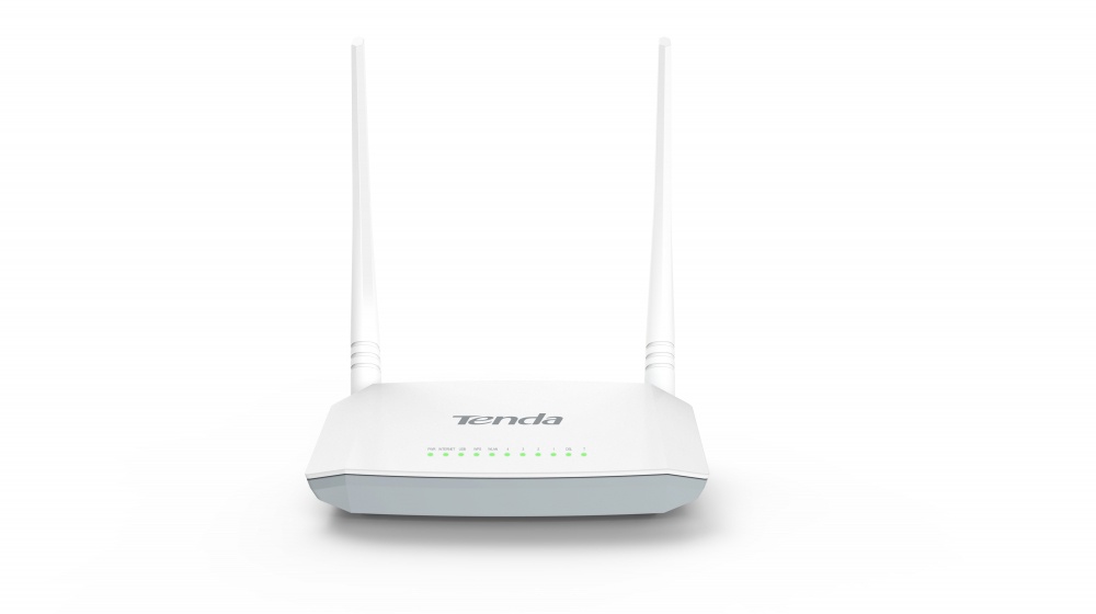 Router Tenda Ethernet D301, Inalámbrico, 4x RJ-45, 2.4GHz, con 2 Antenas Externas