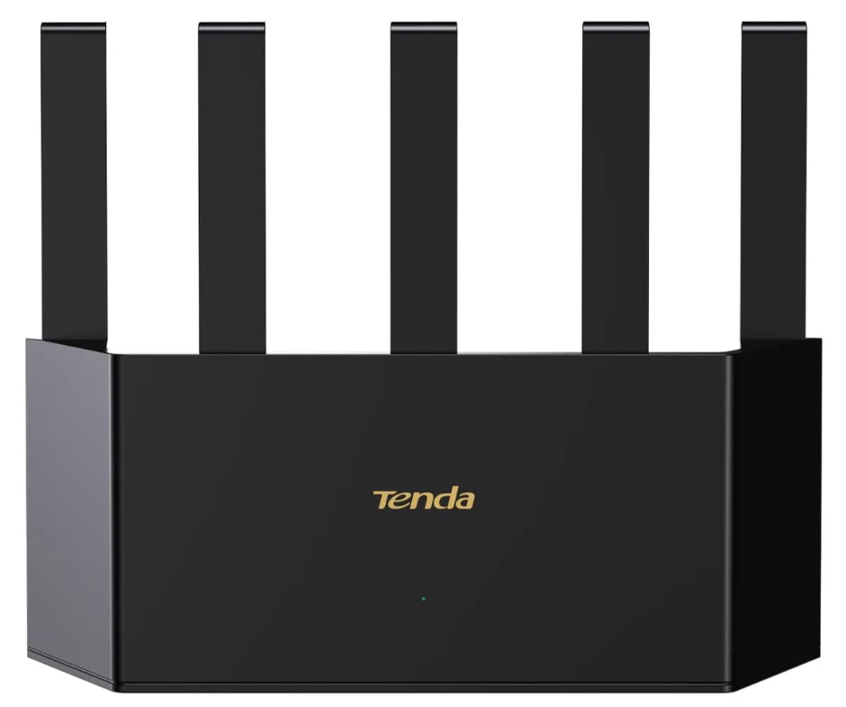 Tenda Router RX12L Pro AX3000 MU-MIMO, Wi-Fi 6, 5 x RJ-45 2976 Mbit/s WLAN, Inalámbrico, Doble Banda 2.4/5 GHz, 5 Antenas Externas, de 6 dBi