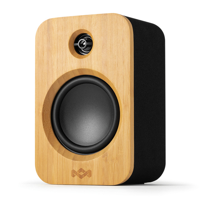 House Of Marley Bocina EM-JA019-SB, Bluetooth, Inalámbrico, 15W RMS, USB, Negro/Madera
