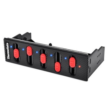 Thermaltake Commander F5, Controlador de Ventilador, 6 Canales