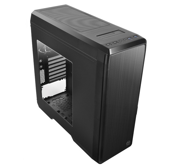Gabinete Thermaltake Urban T31 con Ventana, Midi-Tower, ATX/micro-ATX, USB 2.0/3.0, sin Fuente, Negro