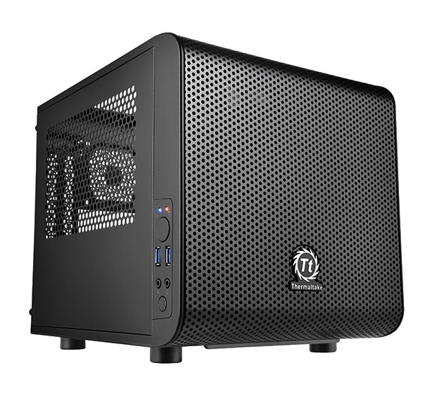 Gabinete Thermaltake Core V1, Mini Chassis Cubo, mini-iTX, 2x USB 3.0, sin Fuente