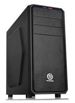Gabinete Thermaltake Versa H25, Midi-Tower, ATX/micro-ATX, USB 2.0, sin Fuente, Negro