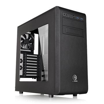 Gabinete Thermaltake Core V31 con Ventana, Midi-Tower, ATX/micro-ATX/mini-iTX, USB 3.0, sin Fuente, Negro