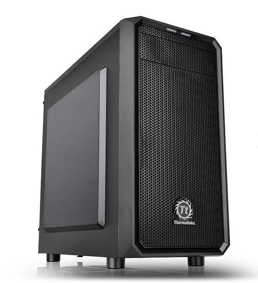 Gabinete Thermaltake Versa H15, Micro-Tower, Micro-ATX/Mini-ITX, USB 2.0/3.0, sin Fuente, 1 Ventilador Instalado, Negro 