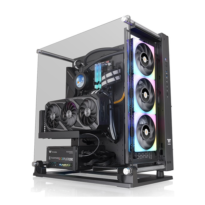 Gabinete Thermaltake Core P3 TG Pro, Midi-Tower, ATX/EATX/Micro-ATX/Mini-ITX, USB 3.0, sin Fuente, sin Ventiladores Instalados, Negro