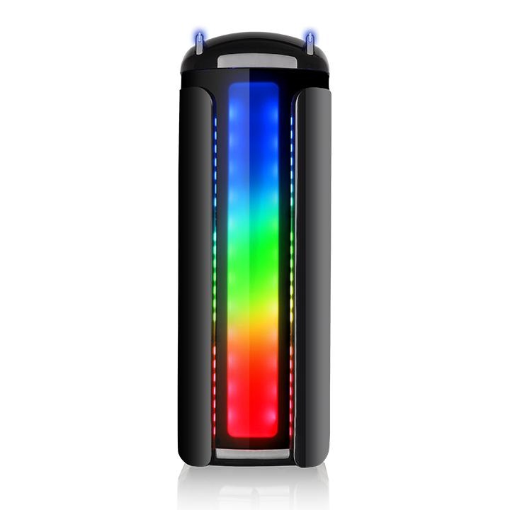 Gabinete Thermaltake Versa C22 RGB con Ventana RGB, Midi-Tower, ATX/Micro-ATX/Mini-ITX, USB 2.0/3.0, sin Fuente