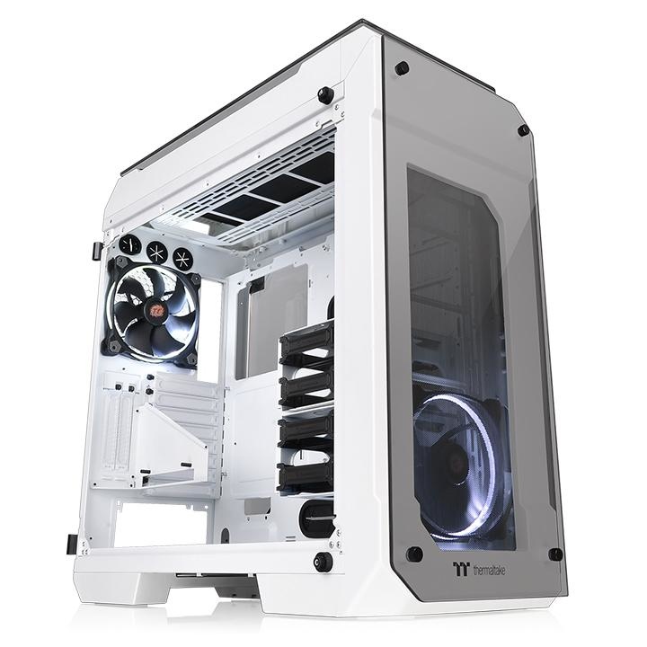 Gabinete Thermaltake View 71, Full Tower, ATX/EATX/Micro-ATX/Mini-ITX, USB 2.0/3.0, sin Fuente, 2 Ventiladores Instalados, Blanco 