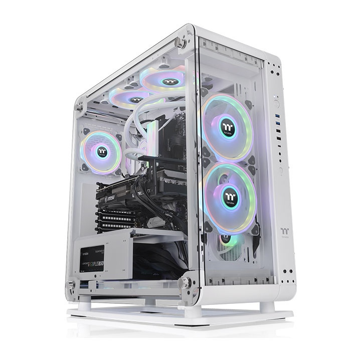 Gabinete Thermaltake Core P6, Midi-Tower, ATX/Micro-ATX/Mini-ITX, USB 2.0/3.0, sin Fuente, sin Ventiladores Instalados, Blanco