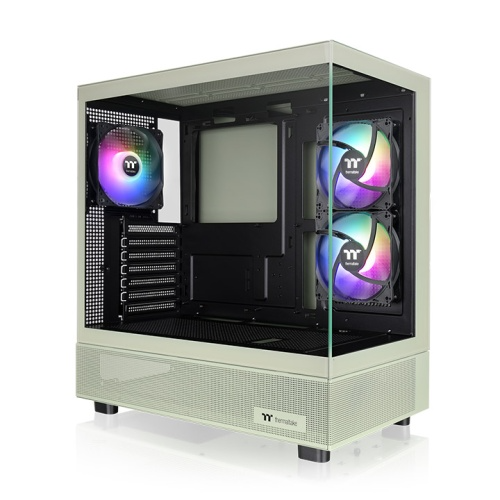 Gabinete Thermaltake View 270 TG ARGB Plus, Midi-Tower, ATX/EATX/Micro-ATX/Mini-ITX, USB 3.0, sin Fuente, 3 Ventiladores Instalados, Verde