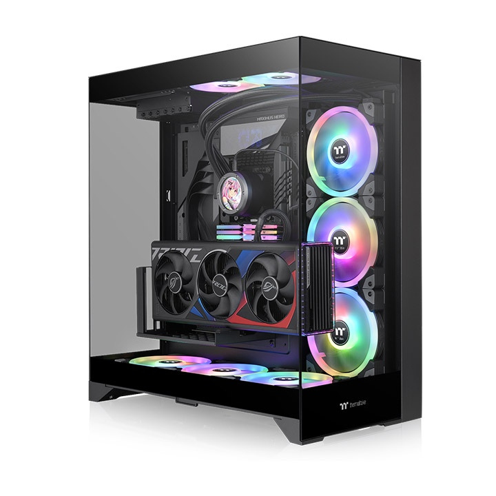 Gabinete Thermaltake CTE E550 TG, Midi-Tower, ATX/EATX/Micro-ATX/Mini-ITX, USB 3.0, sin Fuente, sin Ventiladores Instalados, Negro