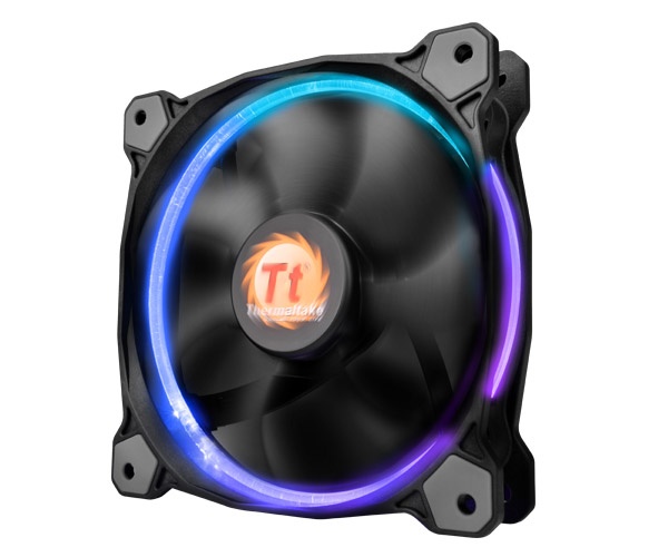 Ventilador Thermaltake Riing 14 LED RGB 256 Colores, 140mm, 800-1400RPM, Negro