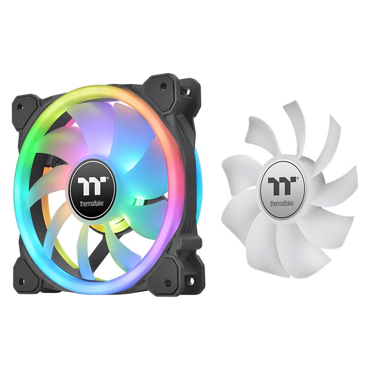 Ventilador Thermaltake Swafan 12 RGB, 3x 120mm, 2000RPM, RGB, Negro 