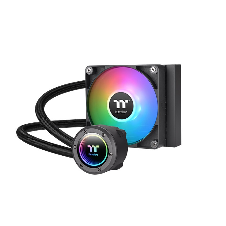 Thermaltake TH120 ARGB Sync Enfriamiento Líquido para CPU, 1x 120mm, hasta 1500RPM, Negro
