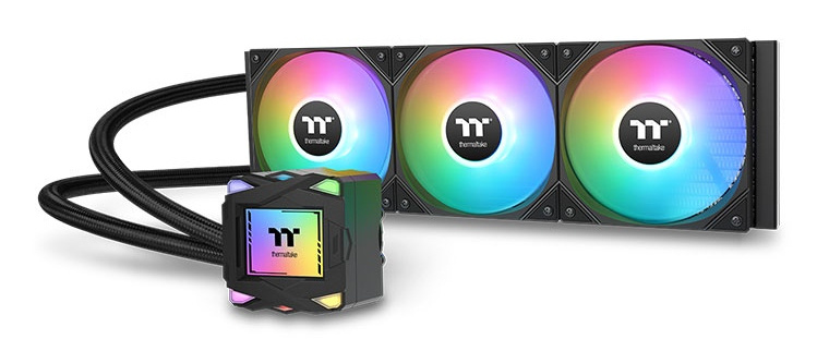 Thermaltake LA360 Enfriamiento Líquido para CPU, 3x 120mm, hasta 2500RPM, Negro 
