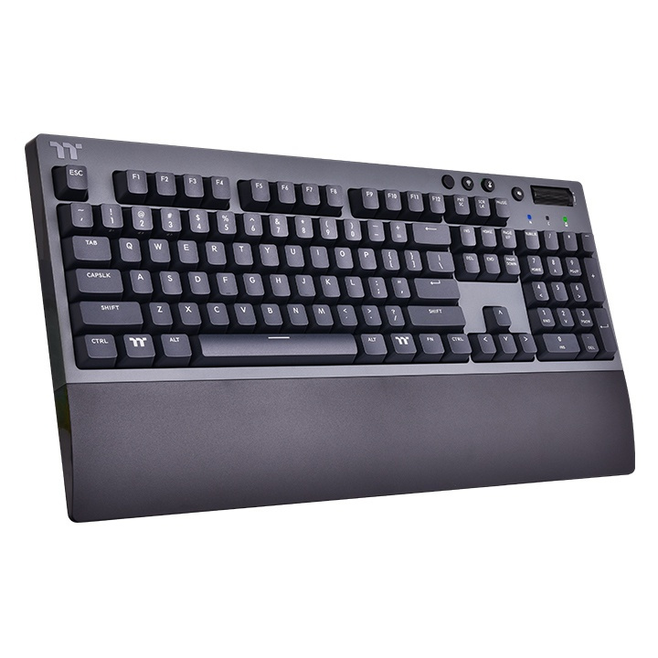 Teclado Gamer Thermaltake W1, Switch MX Red, Inalámbrico, Negro (Inglés)
