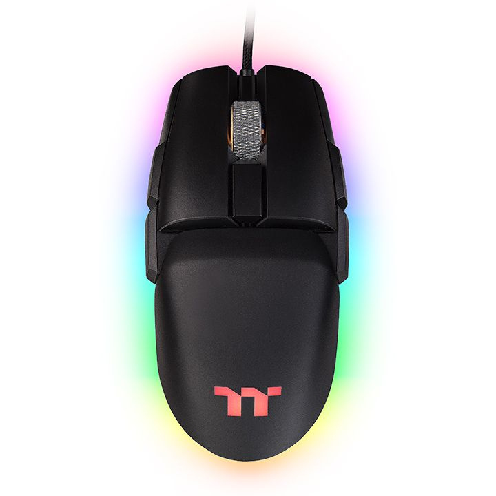 Mouse Gamer Ergonómico Thermaltake ARGENT M5 RGB, Alámbrico, Óptico, 16.000DPI, USB-A, Negro