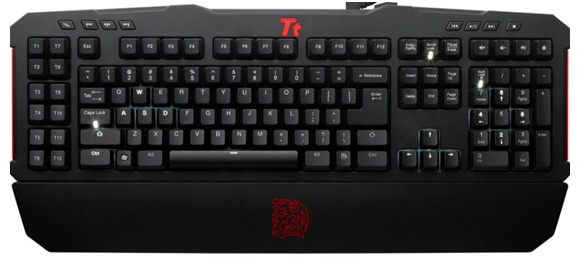 Teclado Thermaltake MEKA G-Unit, Mecánico, Cherry MX Black, Alámbrico, 1.8 Metros, Negro