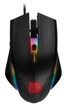 Thermaltake Kit Gamer Mouse y Mousepad Talon RGB, Alámbrico, USB A, 5000DPI, Negro