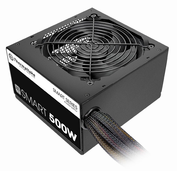 Fuente de Poder Thermaltake SMART 500W 80 PLUS, Modular, 24-pin ATX, 120mm, 500W