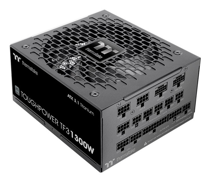 Fuente de Poder Thermaltake TOUGHPOWER TF3 80 PLUS Titanium ATX, Modular, 24-pin ATX, 140mm, 1300W