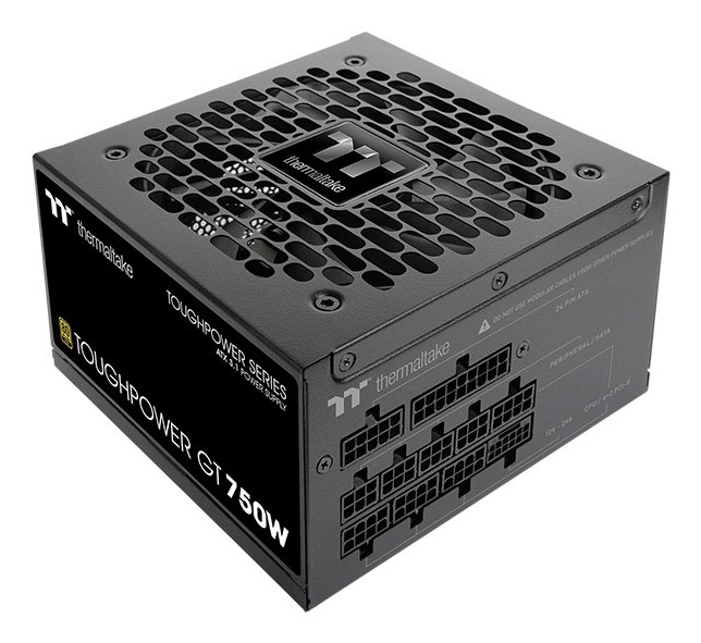 Fuente de Poder Thermaltake Toughpower Serie GT 80 PLUS Gold, Modular, 24-pin ATX, 120mm, 750W