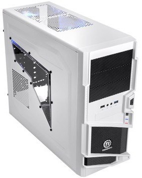 Gabinete Thermaltake Commander MS-I Snow Edition con Ventana, Midi-Tower, ATX/micro-ATX, USB 2.0/3.0, sin Fuente, Blanco