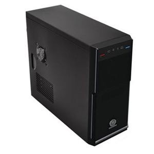 Gabinete Thermaltake V2 Plus 3.0, Midi-Tower, ATX/micro-ATX, USB 3.0, con Fuente de 450W, Negro