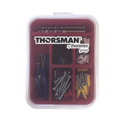 Thorsman Kit de Tornillos y Taquetes TH-KIT-FC, 104 Piezas