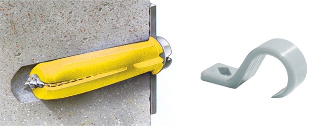 Thorsman Kit de Grapas con Tornillo y Taquete, Acero, 12 Piezas c/u