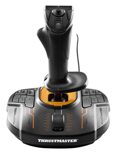 Thrustmaster Palanca T.16000M FCS, Alámbrico, USB, Negro/Naranja, para PC