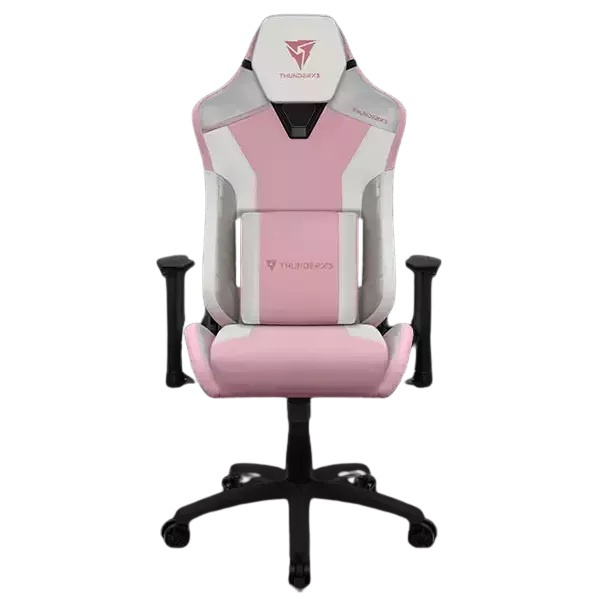 ThunderX3 Silla Gamer TC3 Max Sakura, hasta 150Kg, Blanco/Rosa