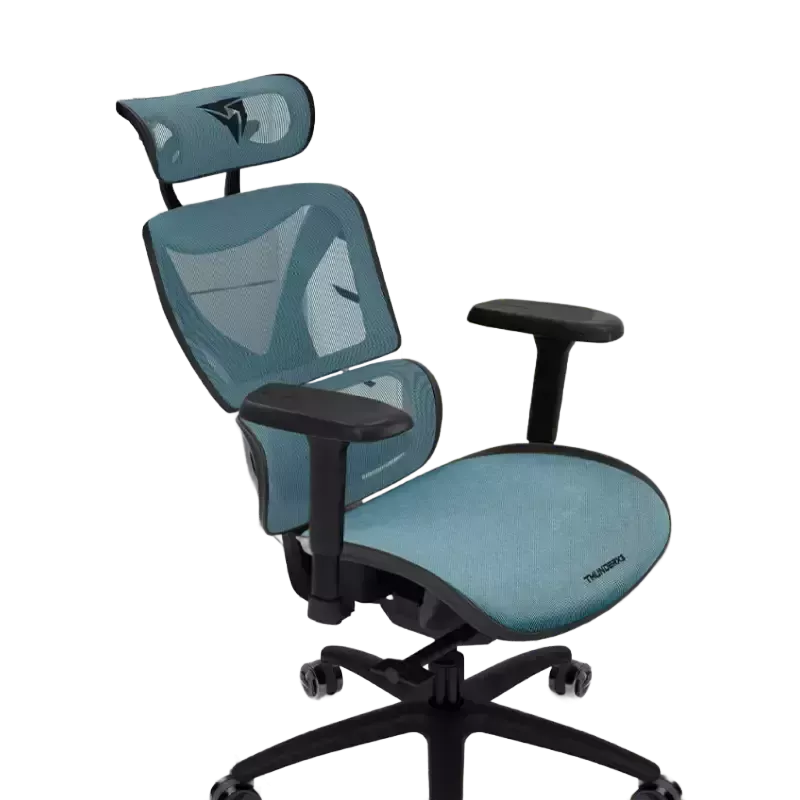 ThunderX3 Silla Gamer XTC Chroma, hasta 125kg, Negro/Azul