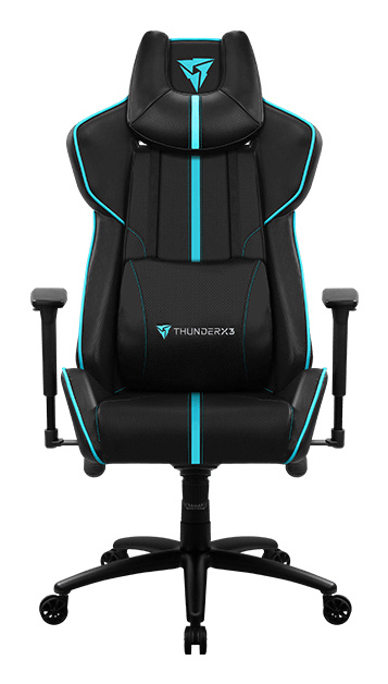 ThunderX3 Silla Gamer BC7, hasta 200kg, Negro/Azul