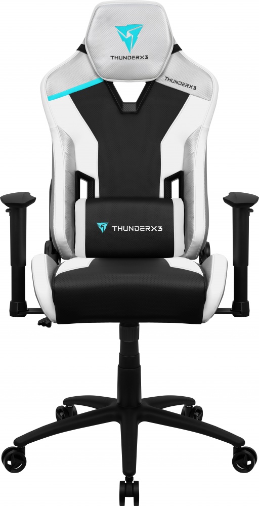ThunderX3 Silla Gamer TC3, hasta 150Kg, Negro/Blanco