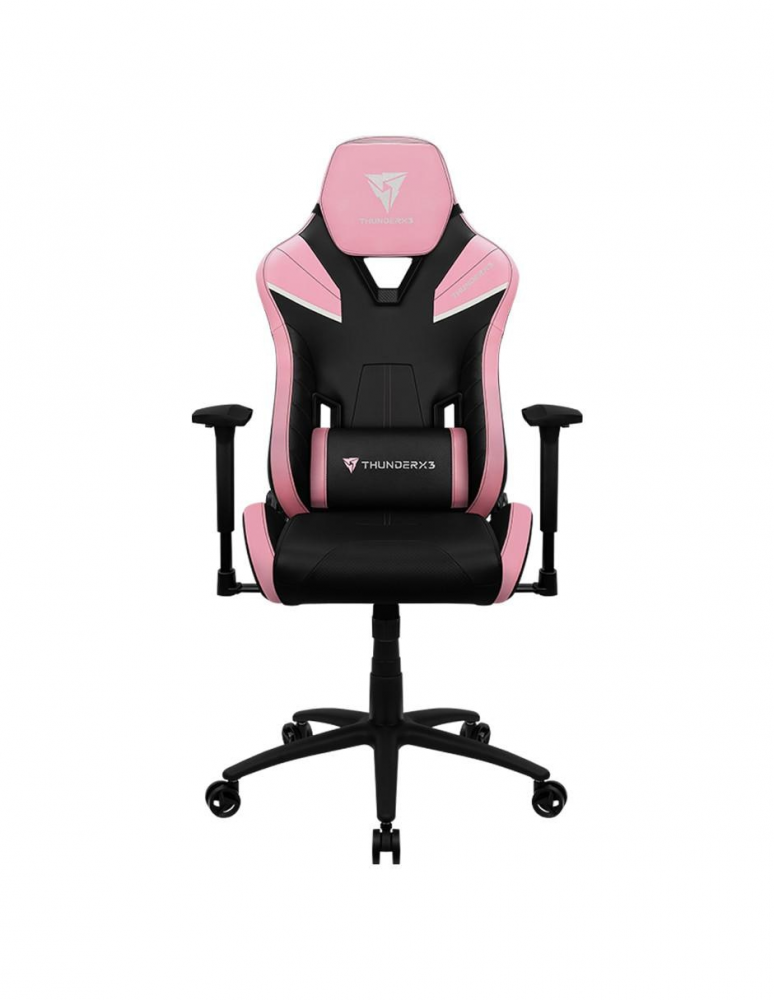 ThunderX3 Silla Gamer TC5 Sakura Black, hasta 150Kg, Rosa/Negro